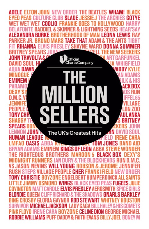 Book cover image for The Official Charts Company: The Million Sellers - The UK's Greatest Hits ISBN: 9781780387185